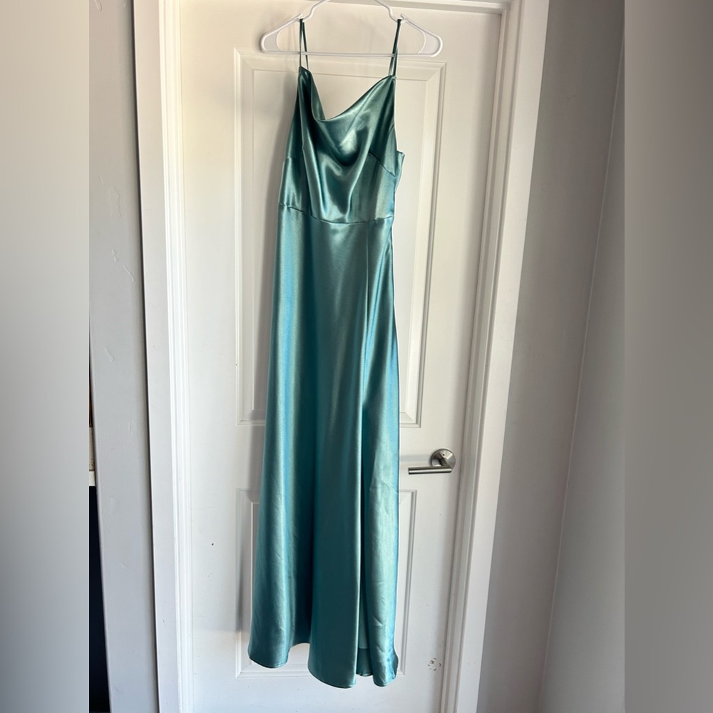 Birds Grey Lisa Dress - Sea Glass - Small